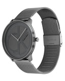 Buy Shop Calvin Klein Minimal Grey Dial Grey Mesh Bracelet Watch for Men - K3M517P4 USA Online