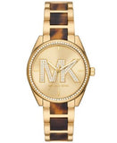 Buy Shop Michael Kors Janelle Quartz Gold Dial Two Tone Steel Strap Watch For Women - MK4730 USA Online