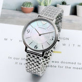 Buy Shop Emporio Armani Kappa Mother of Pearl Dial Silver Steel Watch For Women - AR2507 USA Online