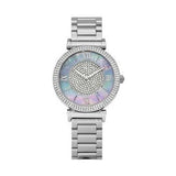 Buy Shop Michael Kors Caitlin Crystal Dial Silver Steel Strap Watch for Women - MK3331 USA Online