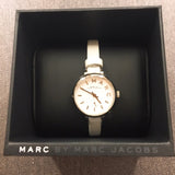 Buy Shop Marc Jacobs Sally White Dial White Leather Strap Watch for Women - MBM1350 USA Online