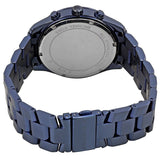 Buy Shop Michael Kors Briar Blue Dial Blue Steel Strap Watch For Women - MK6468 USA Online