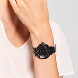 Buy Shop Fossil Jacqueline Black Dial Black Mesh Bracelet Watch for Women - ES3614 USA Online
