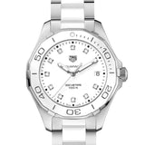 Buy Shop Tag Heuer Aquaracer Diamonds White Dial Two Tone Steel Strap Watch for Women - WAY131D.BA0914 USA Online
