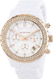 Buy Shop Michael Kors Ceramic White Dial White Steel Strap Watch for Women - MK5269 USA Online