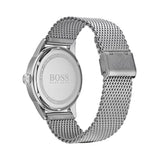 Buy Shop Hugo Boss Legacy Grey Dial Silver Mesh Bracelet Watch for Men - 1513673 USA Online