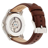 Buy Shop Fossil Grant Automatic White Dial Brown Leather Strap Watch for Men - ME3052 USA Online