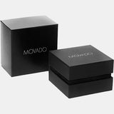 Movado Series 800 Black Dial Black Steel Strap Watch For Men - 2600161