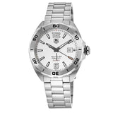 Buy Shop Tag Heuer Formula 1 Calibre 5 Automatic White Dial Silver Steel Strap Watch for Men - WAZ2114.BA0875 USA Online