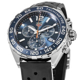 Buy Shop Tag Heuer Formula 1 Blue Dial Black Rubber Strap Watch for Men - CAZ1014.FT8024 USA Online