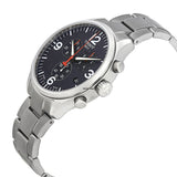 Buy Shop Tissot Chrono XL Black Dial Silver Steel Strap Watch For Men - T116.617.11.057.00 USA Online
