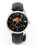 Buy Shop Gucci G-Timeless Moonphase Black Dial Black Leather Strap Watch For Men - YA1264045 USA Online