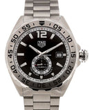 Buy Shop Tag Heuer Formula 1 Automatic Black Dial Silver Steel Strap Watch for Men - WAZ2012.BA0842 USA Online