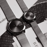 Buy Shop Calvin Klein Minimal Grey Dial Silver Mesh Bracelet Watch for Women - K3M231Y3 USA Online