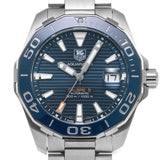 Buy Shop Tag Heuer Aquaracer Calibre 5 Blue Dial Silver Steel Strap Watch for Men - WAY211C.BA0928 USA Online