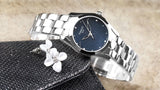Buy Shop Tissot T Wave II Blue Dial Silver Steel Strap Watch For Women - T112.210.11.046.00 USA Online