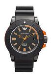 Buy Shop Emporio Armani Sportivo Quartz Black Dial Black Silicone Strap Watch For Men - AR5969 USA Online