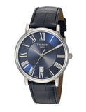 Buy Shop Tissot Carson Premium Blue Dial Blue Leather Strap Watch For Men - T122.410.16.043.00 USA Online