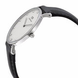 Buy Shop Daniel Wellington Classy Sheffield White Dial Black Leather Strap Watch For Women - DW00100080 USA Online