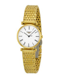 Longines La Grande Classique De Longines White Dial Gold Steel Strap Watch for Women - L4.209.2.11.8