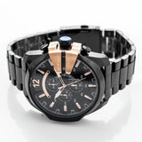 Buy Shop Diesel Mega Chief Chronograph Black Dial Black Steel Strap Watch For Men - DZ4309 USA Online