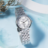 Tissot T Classic Carson Premium Silver Dial Silver Steel Strap Watch for Women - T122.207.11.031.00