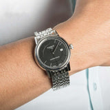 Buy Shop Tissot Classic Carson Powermatic 80 Black Dial Silver Steel Strap Watch For Men - T085.407.11.051.00 USA Online