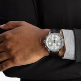 Buy Shop Tissot T Sport Chrono XL Classic Silver Dial Brown Leather Strap Watch For Men - T116.617.16.037.00 USA Online