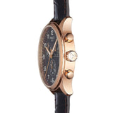 Buy Shop Tissot Chrono XL Black Dial Brown Leather Strap Watch For Men - T116.617.36.057.01 USA Online