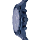 Buy Shop Fossil Bronson Chronograph Blue Dial Blue Steel Strap Watch for Men - FS5916 USA Online