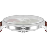 Buy Shop Coach Perry White Dial Brown Leather Strap Watch for Women - 14503514 USA Online