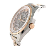 Buy Shop Emporio Armani Meccanico White Dial Two Tone Stainless Steel Watch For Men - AR60002 USA Online