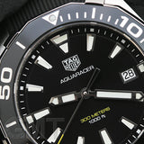 Buy Shop Tag Heuer Aquaracer Black Dial Black Rubber Strap Watch for Men - WAY111A.FT6151 USA Online