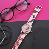 Gucci G Timeless Pink Dial Pink Leather Strap Watch For Women - YA1264083