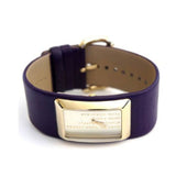 Buy Shop Marc Jacobs Champagne Dial Purple Leather Strap Watch for Women - MBM2044 USA Online