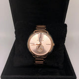 Buy Shop Michael Kors Portia Rose Gold Dial Rose Gold Steel Strap Watch for Women - MK3640 USA Online
