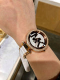 Buy Shop Michael Kors Parker White Dial Two Tone Steel Strap Watch for Women - MK6365 USA Online