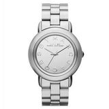 Buy Shop Marc Jacobs Marc Silver Dial Silver Steel Strap Watch for Women - MBM3173 USA Online