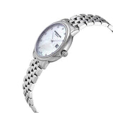 Buy Shop Emporio Armani Gianni Blue Dial Silver Steel Strap Watch For Women - AR1961 USA Online