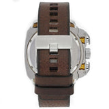 Buy Shop Diesel BAMF Chronograph Beige Dial Brown Leather Strap Watch For Men - DZ7343 USA Online