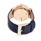 Buy Shop Marc Jacobs Roxy Navy Blue Dial Blue Leather Strap Watch for Women - MJ1534 USA Online
