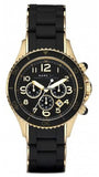 Buy Shop Marc Jacobs Rock Chronograph Black Dial Black Silicone Strap Watch for Women - MBM2552 USA Online