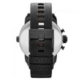Buy Shop Diesel Little Daddy Chronograph Black Dial Black Leather Strap Watch For Men - DZ7291 USA Online