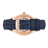 Buy Shop Emporio Armani Meccanico Automatic White Dial Blue Leather Strap Watch For Men - AR1947 USA Online