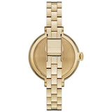 Marc Jacobs Sally Blue Dial Gold Stainless Steel Strap Watch for Women - MBM3366