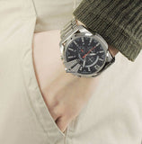 Buy Shop Diesel Mega Chief Chronograph Black Dial Silver Steel Strap Watch For Men - DZ4308 USA Online