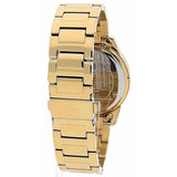 Guess Sunrise Chronograph Gold Dial Gold Steel Strap Watch For Women - W0330L1