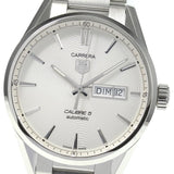 Buy Shop Tag Heuer Carrera Calibre 5 Automatic White Dial Silver Steel Strap Watch for Men - WAR201B.BA0723 USA Online