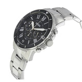 Buy Shop Fossil Grant Sport Chronograph Black Dial Silver Steel Strap Watch for Men - FS5236 USA Online