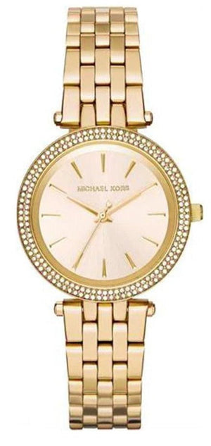 Buy Shop Michael Kors Darci Gold Dial Gold Steel Strap Watch for Women - MK3430 USA Online